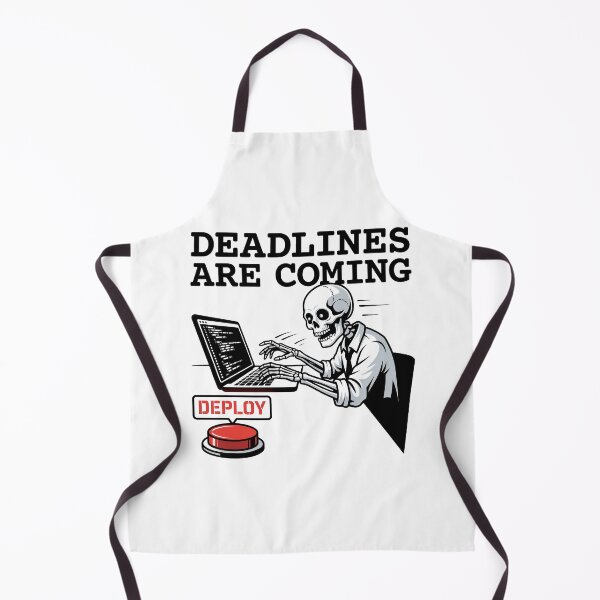Item preview, Funny Deadline Skeleton Deploying Code Tech Art designed and sold by pattman.