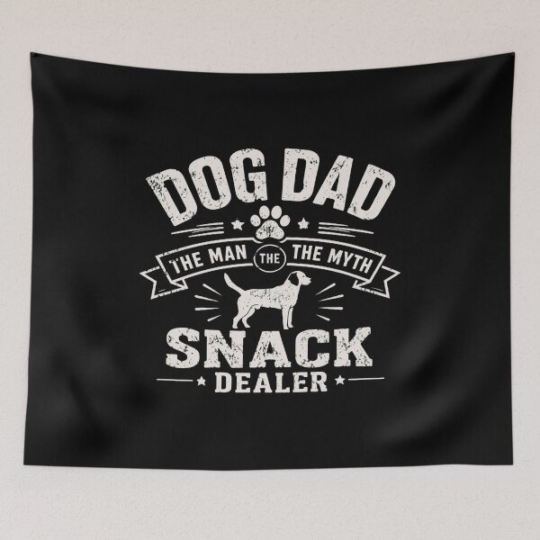 Item preview, Dog Dad The Man The Myth Snack Dealer designed and sold by GiaoCalonas.