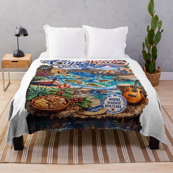 Item preview, Cape Verde Island Paradise Travel Art designed and sold by Fabrifrank.