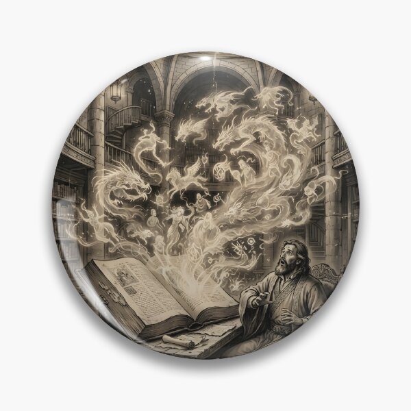 Item preview, The Living Chronicles of the Archive Sumi-e Ink Wash designed and sold by DuckOddity.