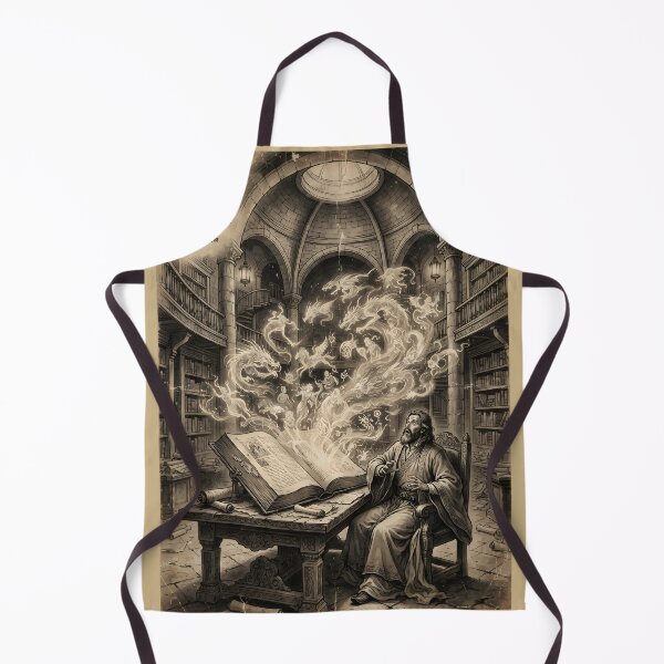 Item preview, The Living Chronicles of the Archive Sumi-e Ink Wash designed and sold by DuckOddity.