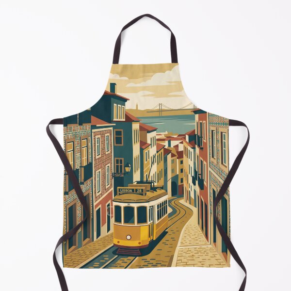 Item preview, Lisbon Portugal Vintage Travel Poster  designed and sold by Bomax121.