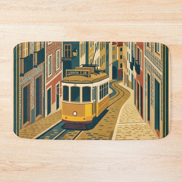 Item preview, Lisbon Portugal Vintage Travel Poster  designed and sold by Bomax121.