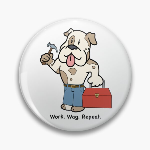 Item preview, Work Wag Repeat designed and sold by Random-Store88.