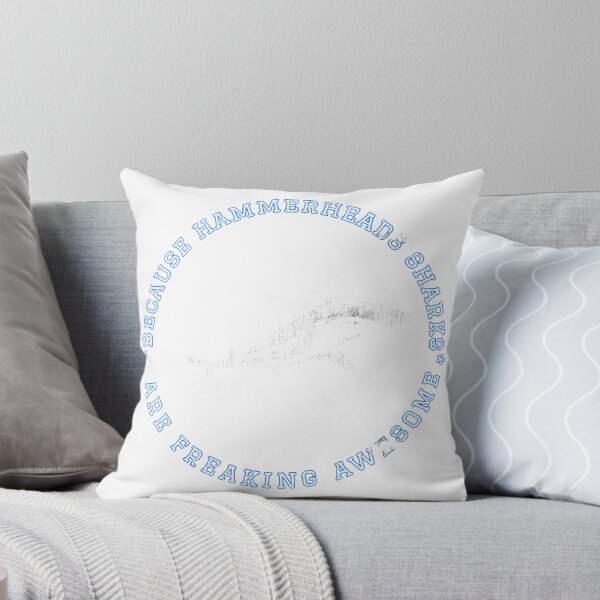 Item preview, Because Hammerheads Sharks are Freaking Awesome, Funny Shark Saying, Shark lover, Gift Idea Distressed T-Shirt_4696646 designed and sold by JJLetterDesigns.