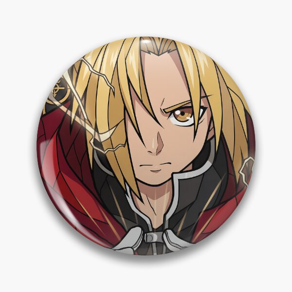 Item preview, Edward Elric Fullmetal Alchemist Crimson Stained Glass Alchemy Portrait designed and sold by mildaclairmo.