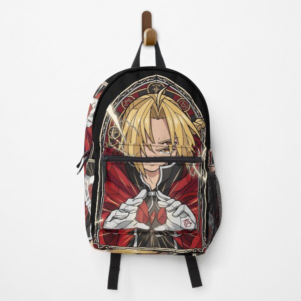 Item preview, Edward Elric Fullmetal Alchemist Crimson Stained Glass Alchemy Portrait designed and sold by mildaclairmo.
