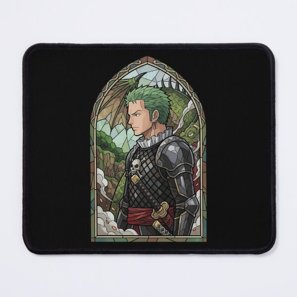 Item preview, Roronoa Zoro One Piece Dragon Knight Stained Glass Saga designed and sold by mildaclairmo.