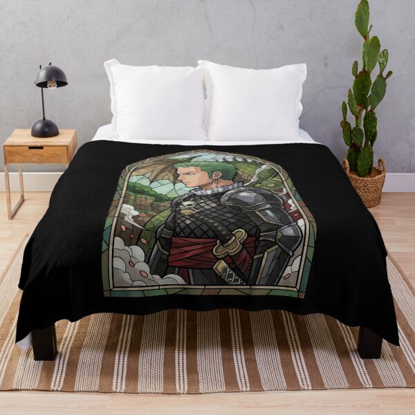 Artikelvorschau, Roronoa Zoro One Piece Dragon Knight Stained Glass Saga entworfen und verkauft von mildaclairmo.