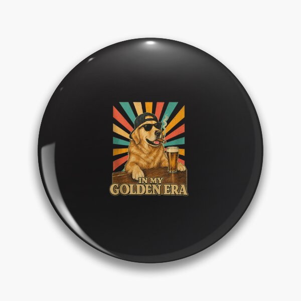 Item preview, Funny Golden Retriever In My Golden Era Vintage Dog Beer Lover Retro designed and sold by kiralynstration.