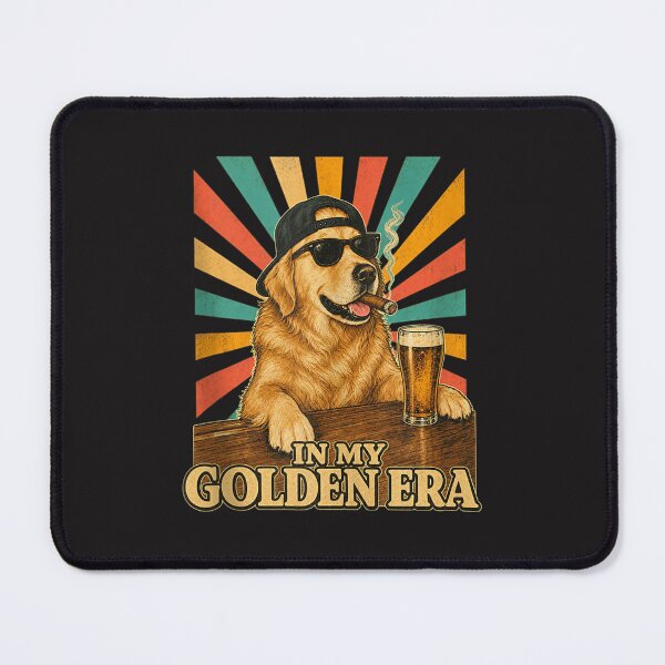Item preview, Funny Golden Retriever In My Golden Era Vintage Dog Beer Lover Retro designed and sold by kiralynstration.