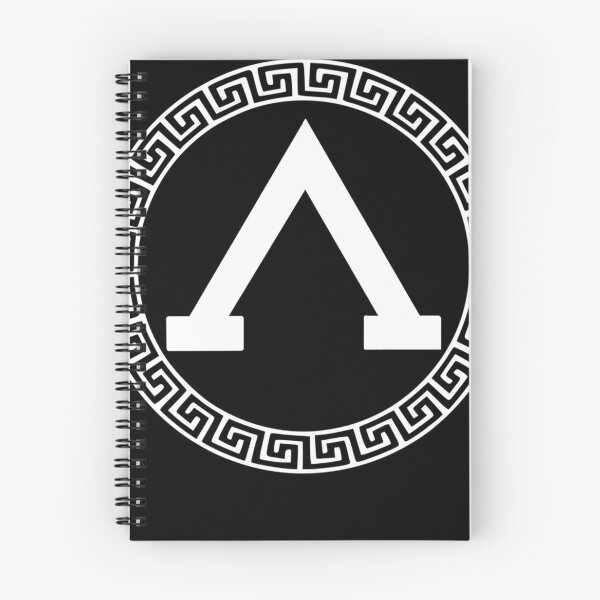 Artikelvorschau, Antikes griechisches spartanisches Lambda-Schildemblem entworfen und verkauft von AKD-Design.