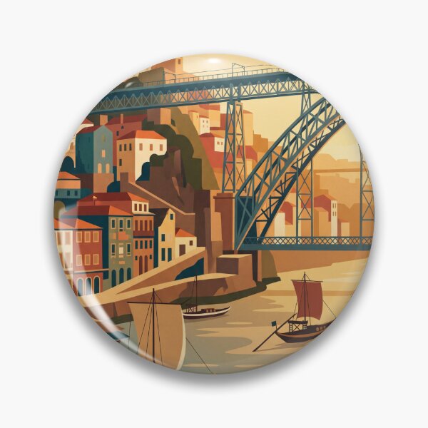 Item preview, Porto Portugal Vintage Travel Poster designed and sold by Bomax121.