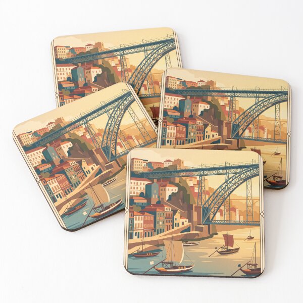 Item preview, Porto Portugal Vintage Travel Poster designed and sold by Bomax121.