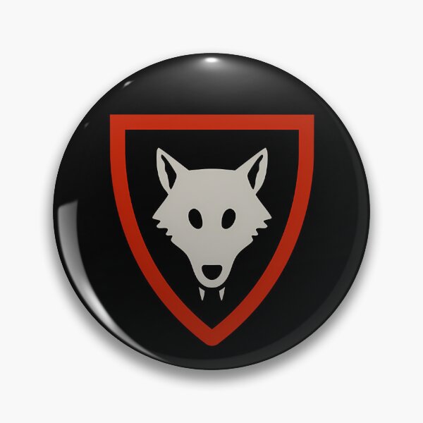 Item preview, Red Shield Tribal Wolf Crest Icon designed and sold by AKD-Design.