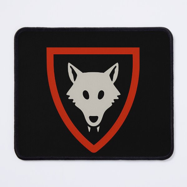 Item preview, Red Shield Tribal Wolf Crest Icon designed and sold by AKD-Design.