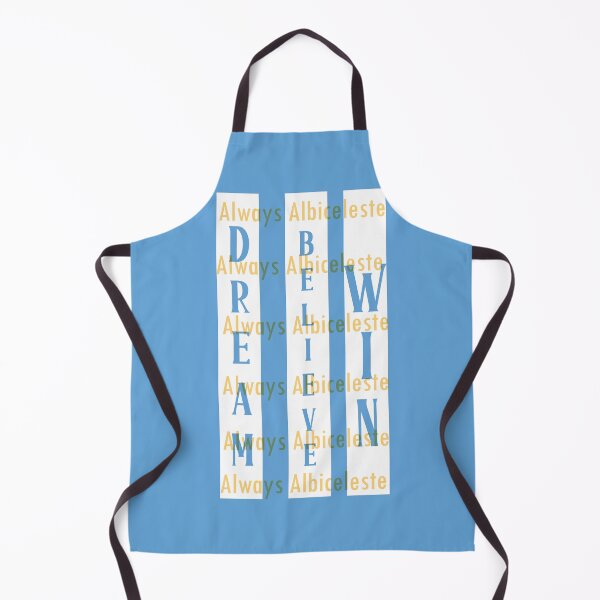 Item preview, Dream Believe Win | Argentina Football Motivation Typography | Soccer Fan Poster designed and sold by anuardhaduarah.