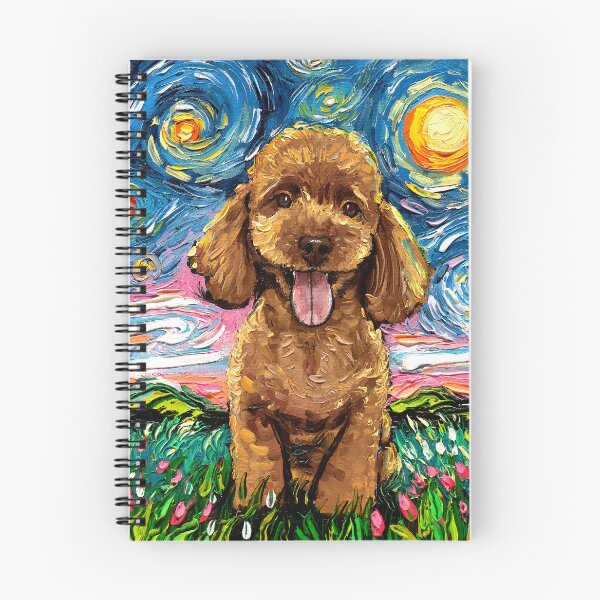 Item preview, Apricot Poodle Night designed and sold by AjaTrier.