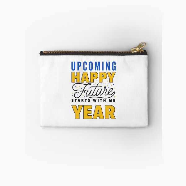 Item preview, Upcoming Happy Future Starts With Me Year Motivational Typography Design designed and sold by Craft99.