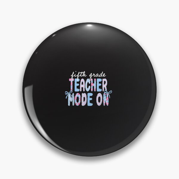 Item preview, Fifth Grade Teacher Mode On Back to School Coquette Bow Classroom designed and sold by kiralynstration.