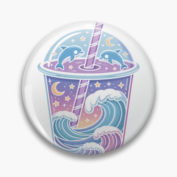 Item preview, Blueberry Shark Milkshake - Cute Kawaii Anime Fantasy T-Shirt_87531766 designed and sold by KTY-NUSS.