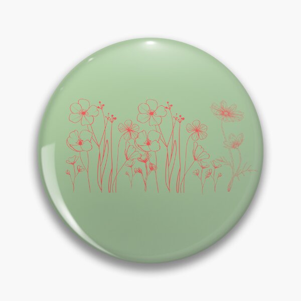 Item preview, Delicate Pink Wildflowers Meadow design  designed and sold by MKTreasures.
