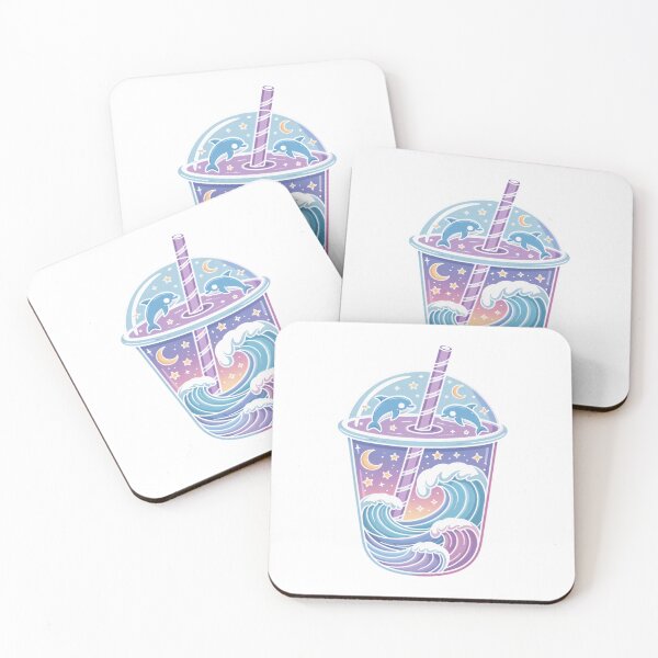 Item preview, Blueberry Shark Milkshake - Cute Kawaii Anime Fantasy T-Shirt_87531766 designed and sold by KTY-NUSS.