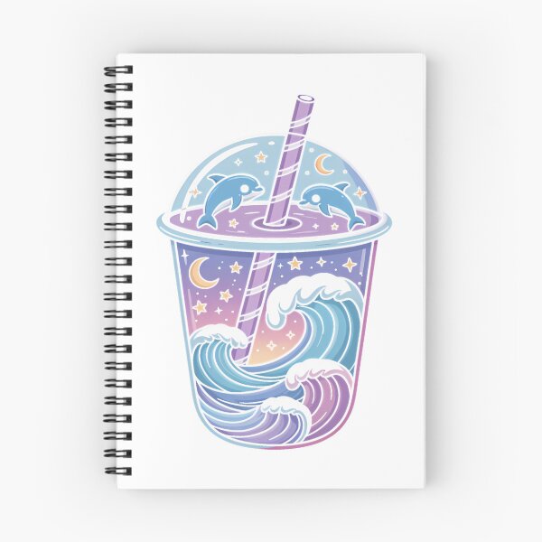 Item preview, Blueberry Shark Milkshake - Cute Kawaii Anime Fantasy T-Shirt_87531766 designed and sold by KTY-NUSS.
