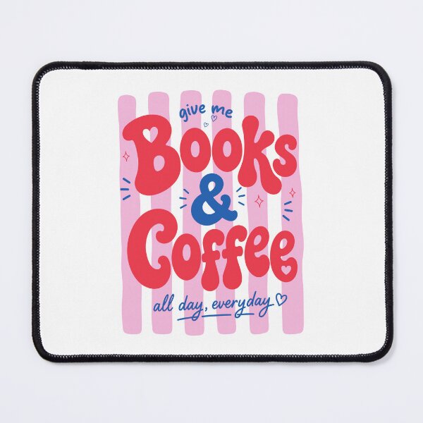 Item preview, Give Me Books And Coffee All Day Everyday, Bookish, Book Lover designed and sold by vintagearttee.