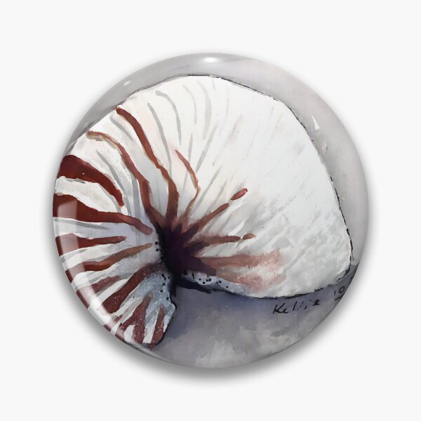 Item preview, Nautilus Shell Watercolour Art – Coastal Nature Illustration designed and sold by ArtwithKellie.