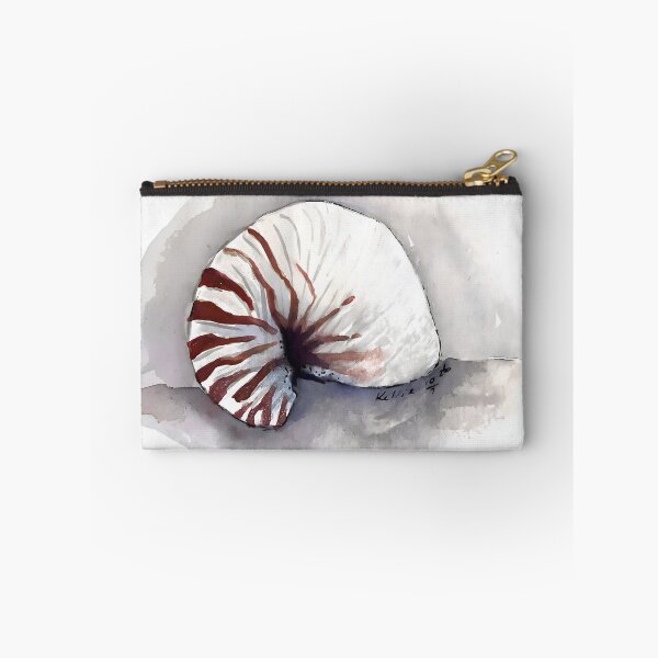 Item preview, Nautilus Shell Watercolour Art – Coastal Nature Illustration designed and sold by ArtwithKellie.