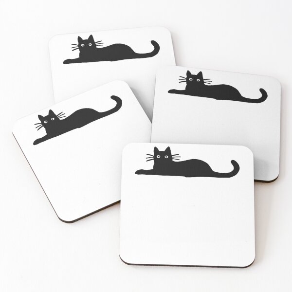 Item preview, black cat designed and sold by Ziad Amer.