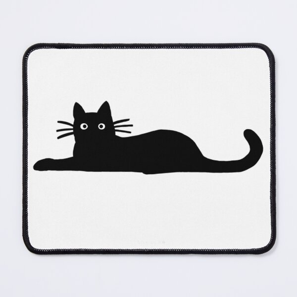 Item preview, black cat designed and sold by Ziad Amer.