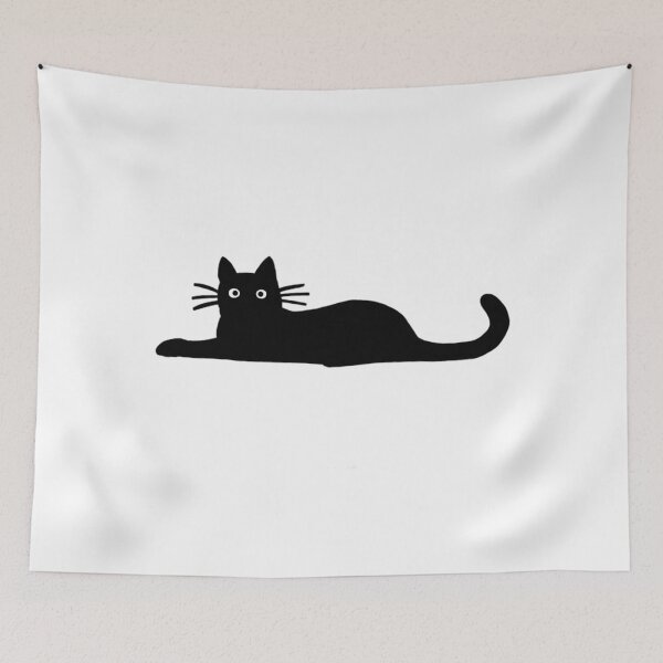 Item preview, black cat designed and sold by Ziad Amer.
