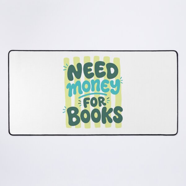 Item preview, Stripes Need Money For Books, Bookish, Book Lover designed and sold by vintagearttee.