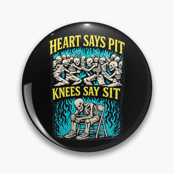 Item preview, Heart Says Pit Knees Say Sit designed and sold by Fa scri.