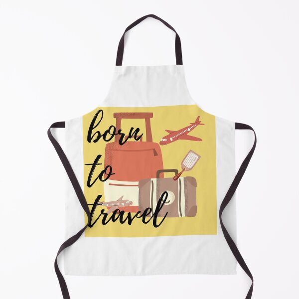 Item preview, Born to Travel Luggage Sticker Art designed and sold by Chipkooo.