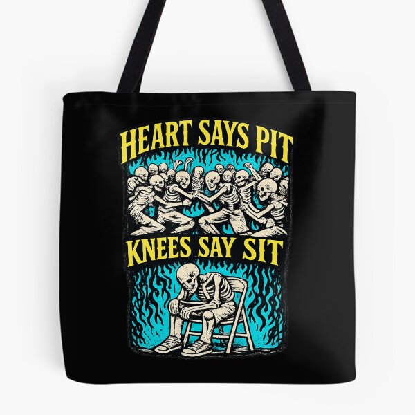 Item preview, Heart Says Pit Knees Say Sit designed and sold by Fa scri.