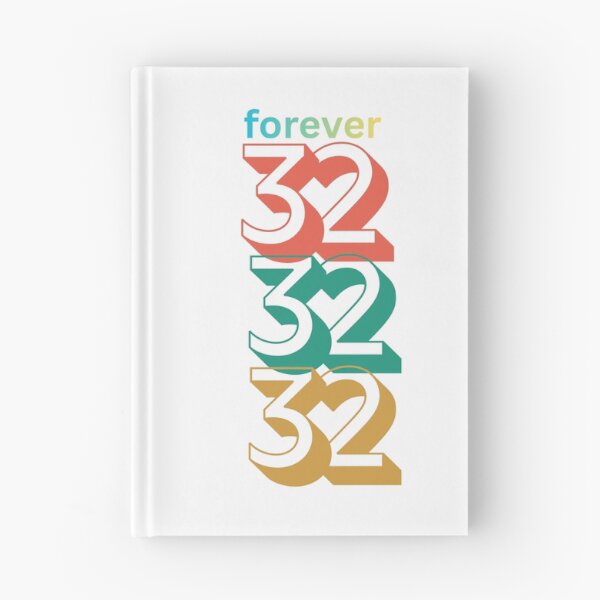 Item preview, 70 Retro Number Stack Design with the words "Forever 32"  designed and sold by MKTreasures.
