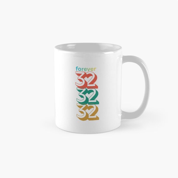 Item preview, 70 Retro Number Stack Design with the words "Forever 32"  designed and sold by MKTreasures.