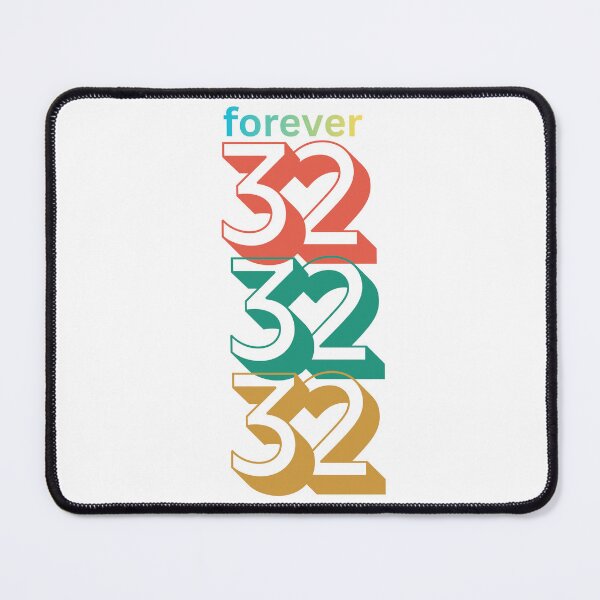 Item preview, 70 Retro Number Stack Design with the words "Forever 32" designed and sold by MKTreasures.