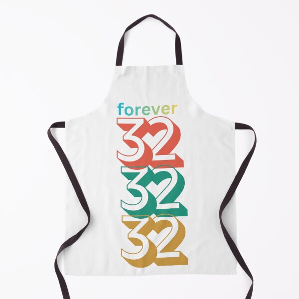 Item preview, 70 Retro Number Stack Design with the words "Forever 32" designed and sold by MKTreasures.