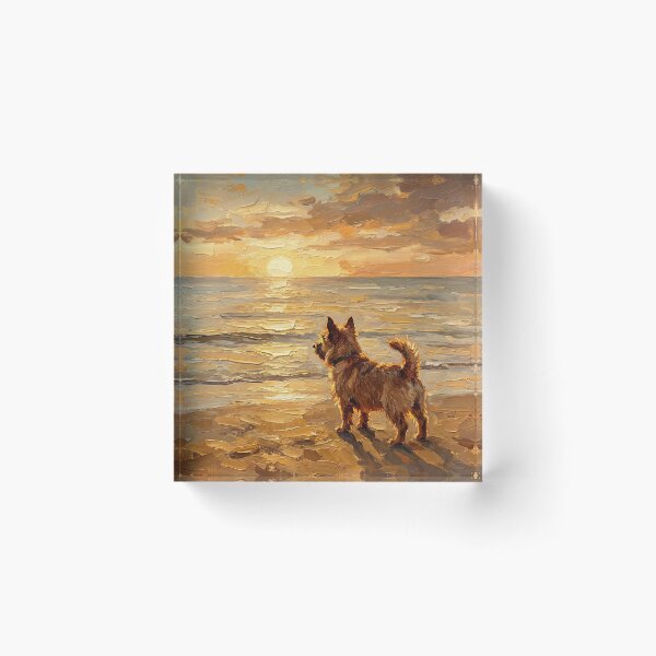 Item preview, Beach Day - Norwich Terrier  designed and sold by AjaTrier.