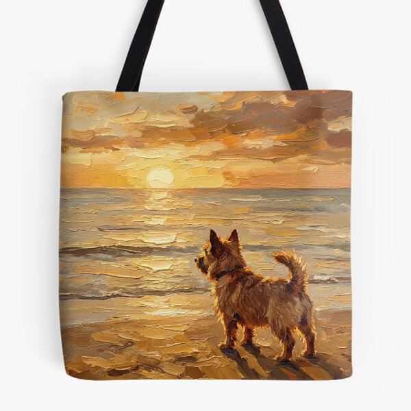 Item preview, Beach Day - Norwich Terrier  designed and sold by AjaTrier.