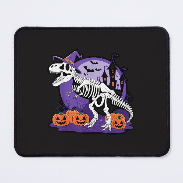 Item preview, Funny Halloween T Rex Skeleton Witch Dinosaur Spooky Pumpkin Design designed and sold by kiralynstration.