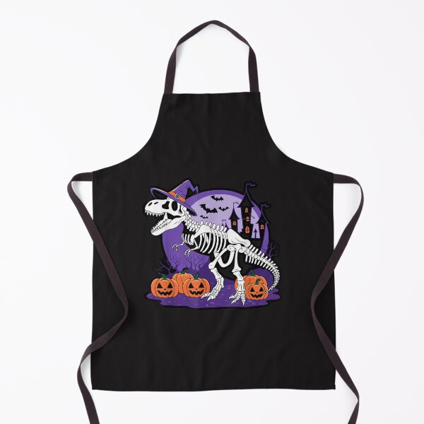 Item preview, Funny Halloween T Rex Skeleton Witch Dinosaur Spooky Pumpkin Design designed and sold by kiralynstration.