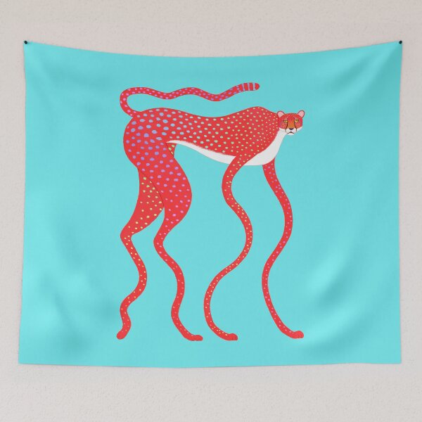 Item preview, Looooong Red Cheetah designed and sold by TamaAnimalArt.