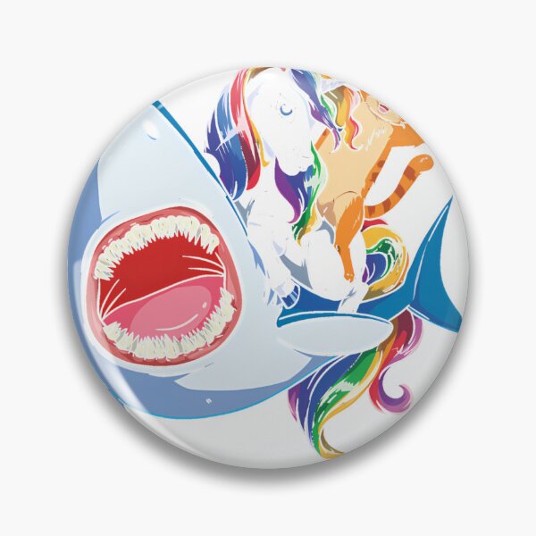 Item preview, Cat Riding Unicorn Riding Shark for Women Girls Kids Boys Men Cat Lover Gifts T-Shirt_94100017 designed and sold by Cafe18.