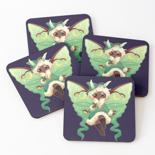 Item preview, Kawaii Luna Moth Witch designed and sold by heysoleilart.