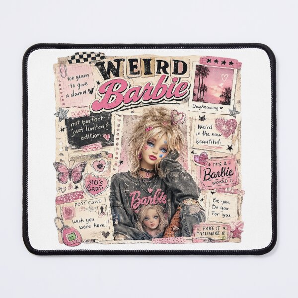 Item preview, Weird Barbie Vintage Scrapbook Collage designed and sold by Abidel.